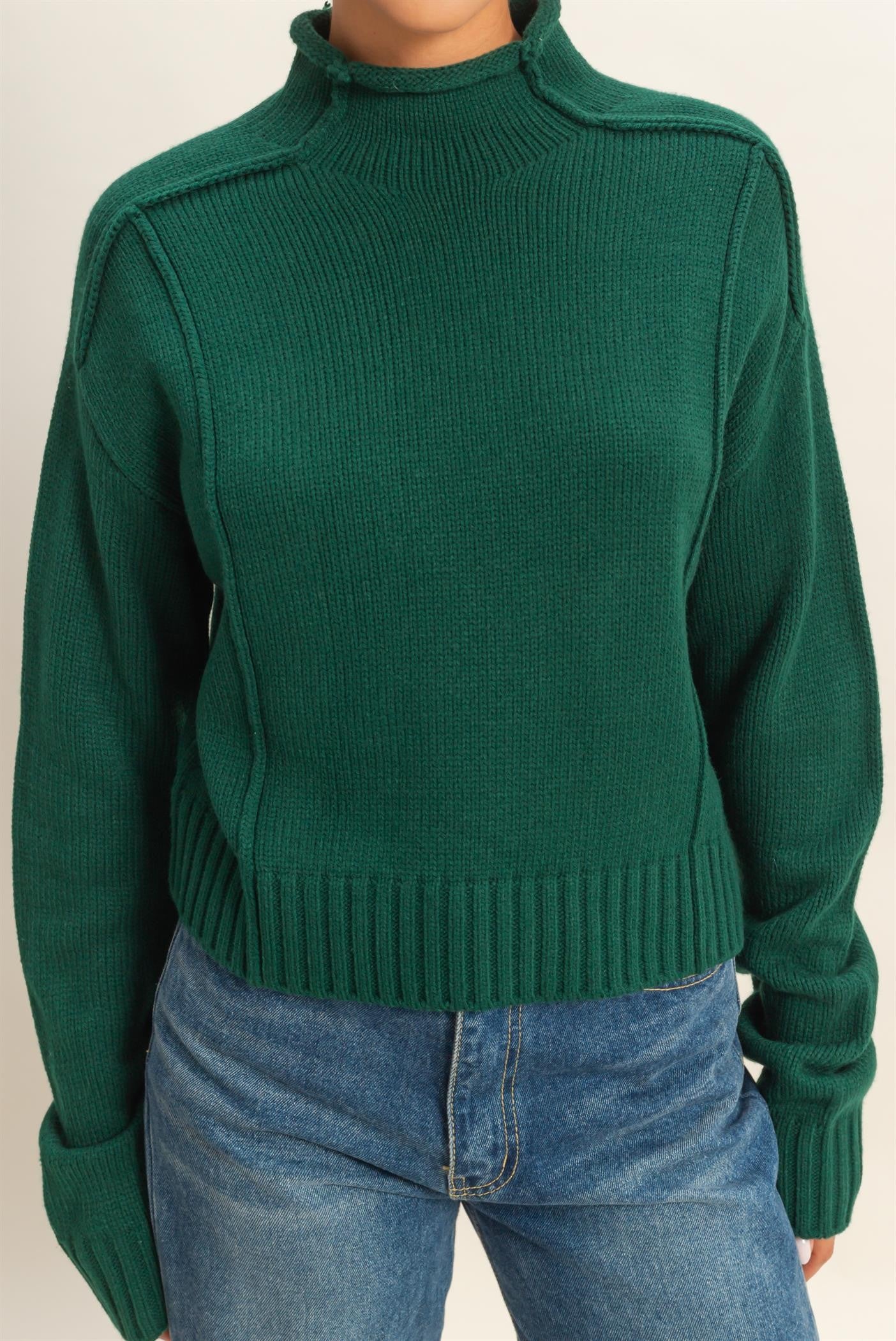 High Roll Neck Sweater