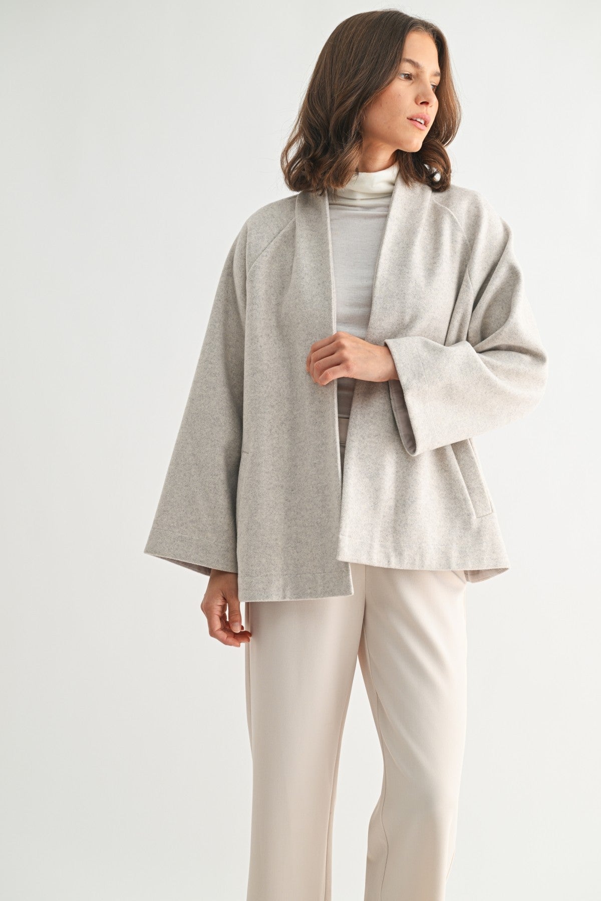 Cape Coat with Belt