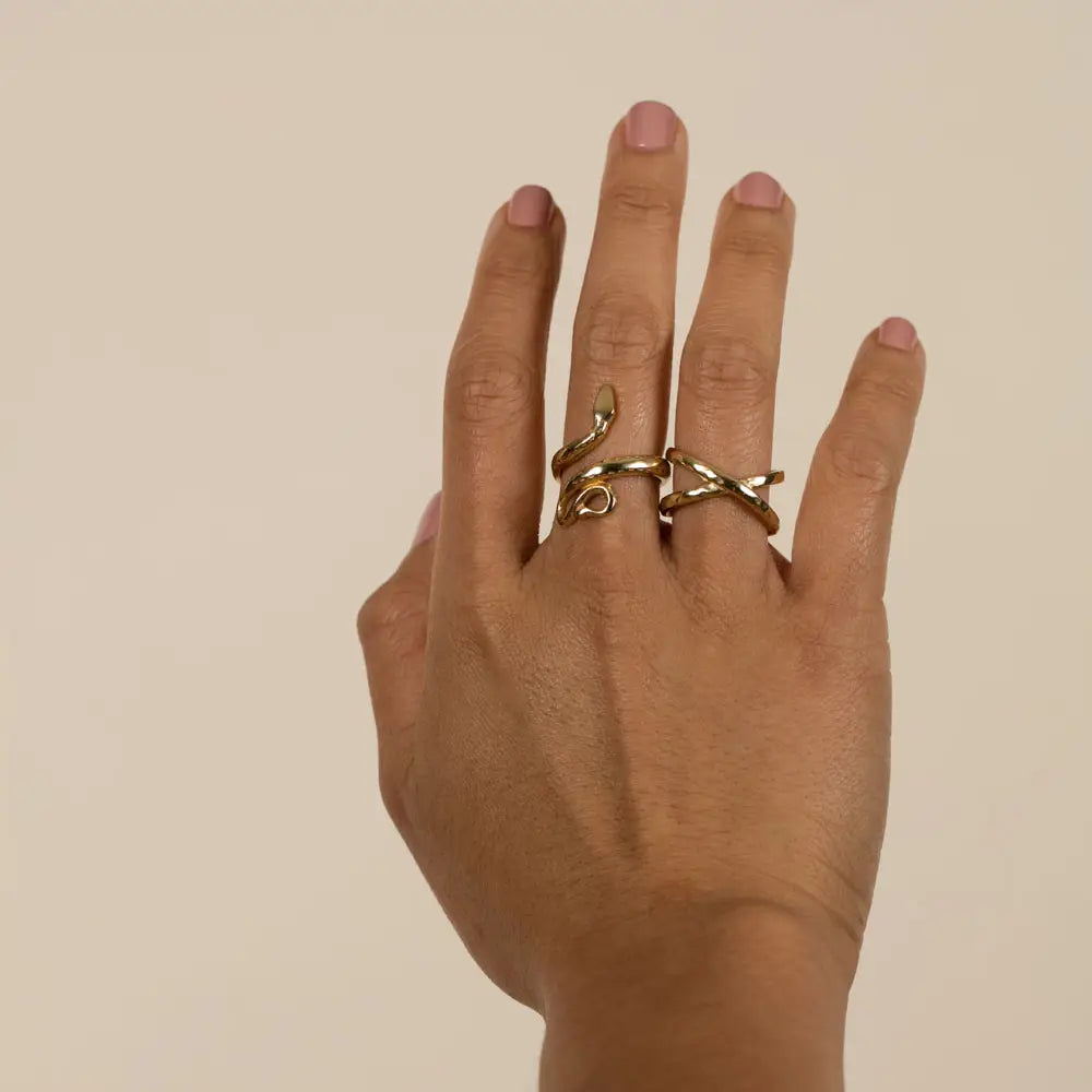 Crossover Cuff Ring