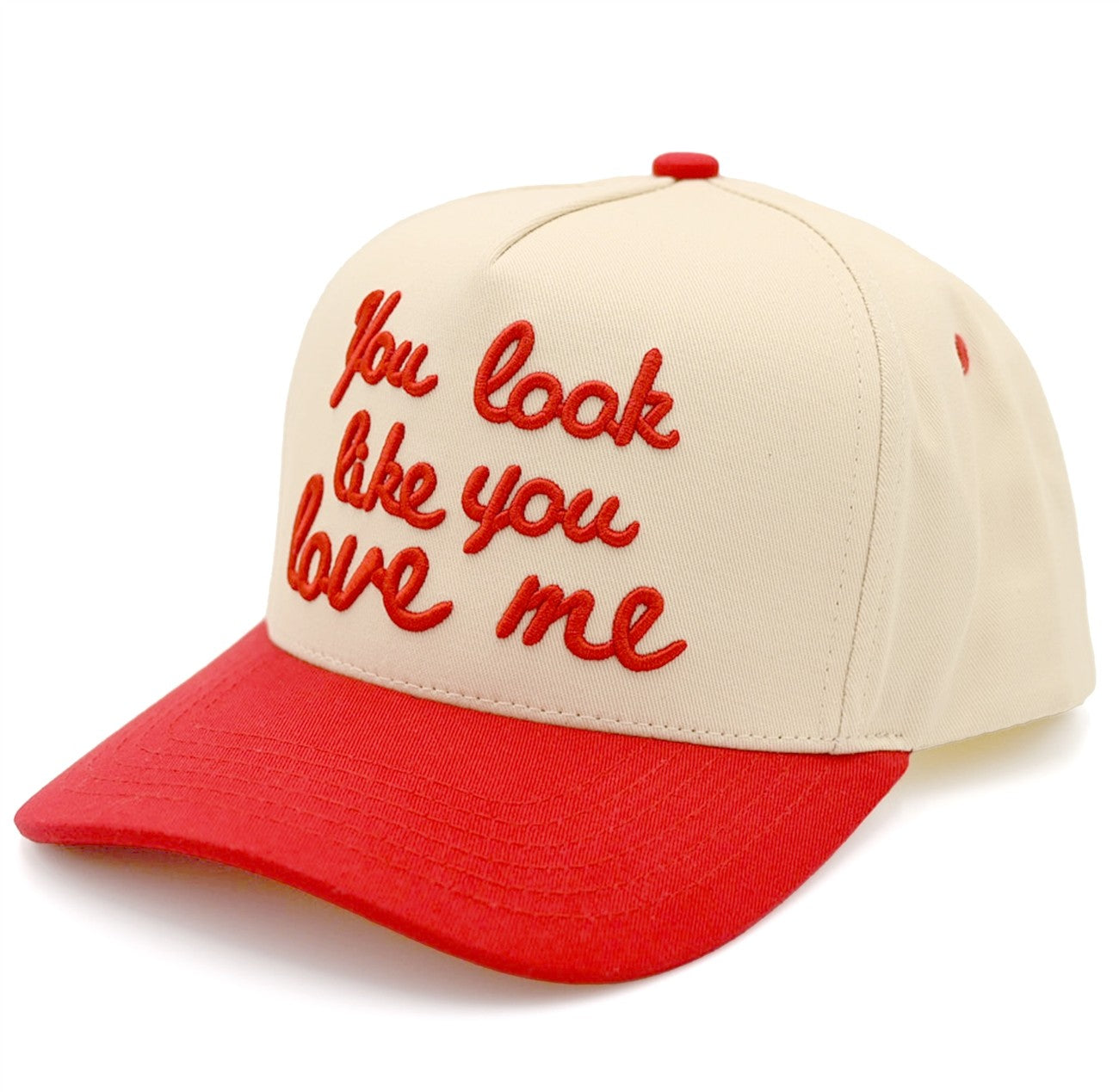 You look like you love me hat in Red