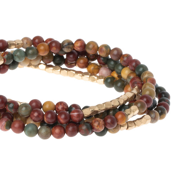 Stone Wrap Bracelet - Stone of Serenity