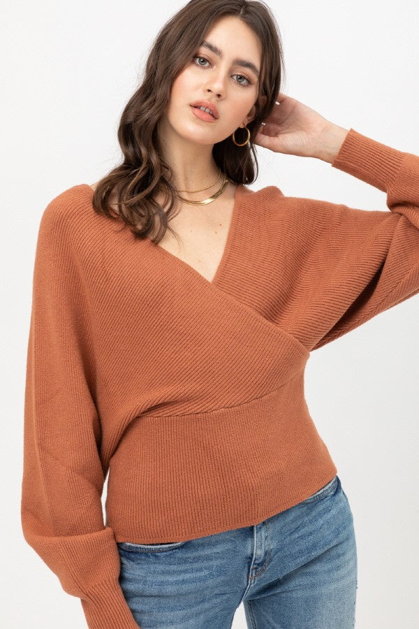 Dolman Sleeve Sweater in Terra