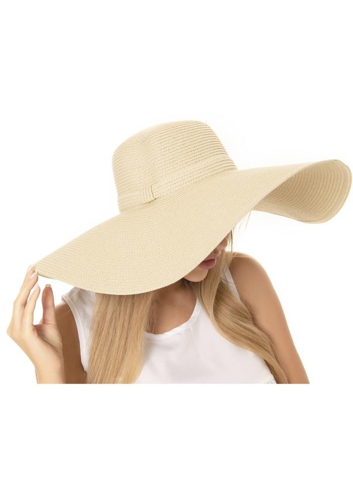 Black Floppy Sun Hat