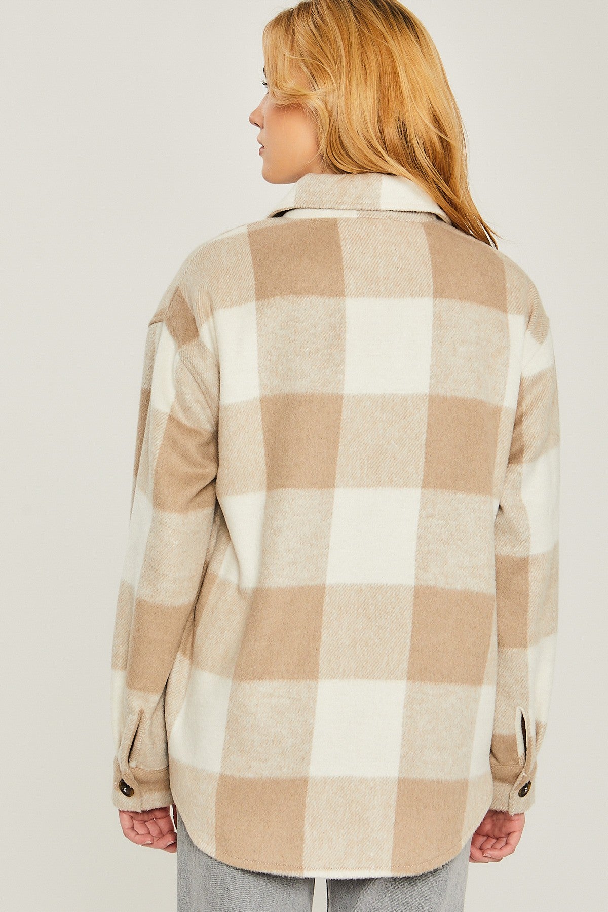 Woven Yarn Dye Shacket