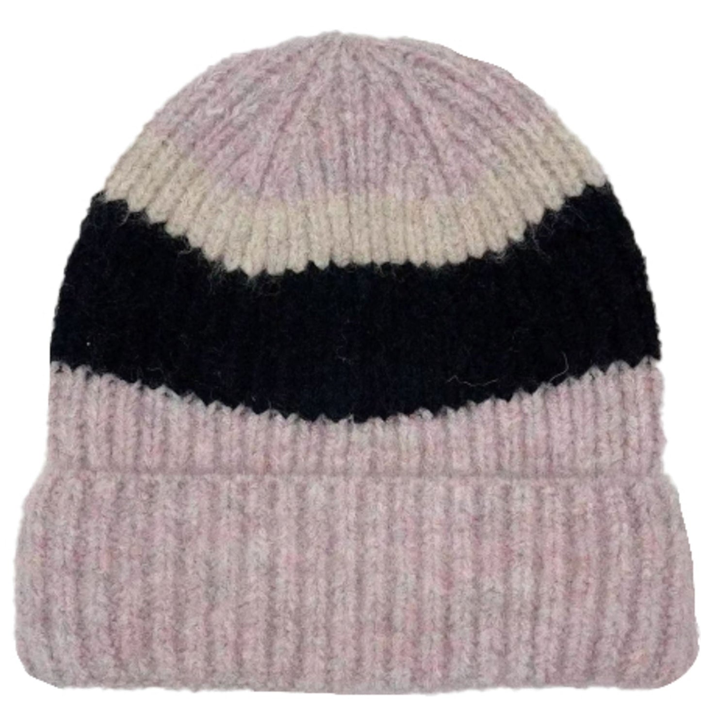 Color Block Striped Beanie