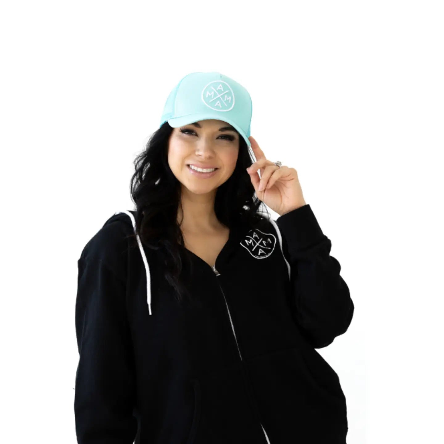 Premium Canvas Trucker Hat in Turquoise