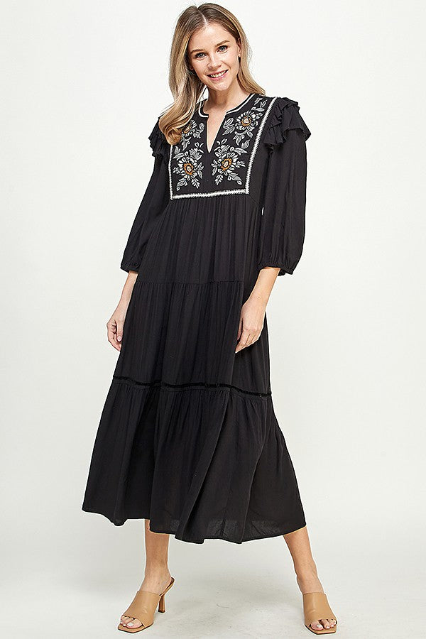 The Evelyn Embroidery Dress