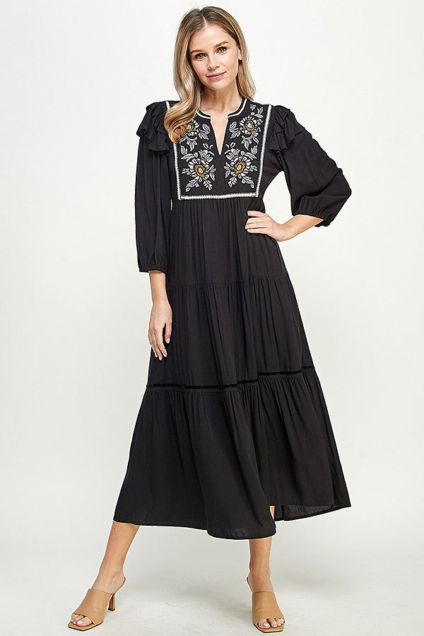The Evelyn Embroidery Dress