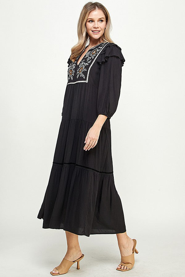 The Evelyn Embroidery Dress