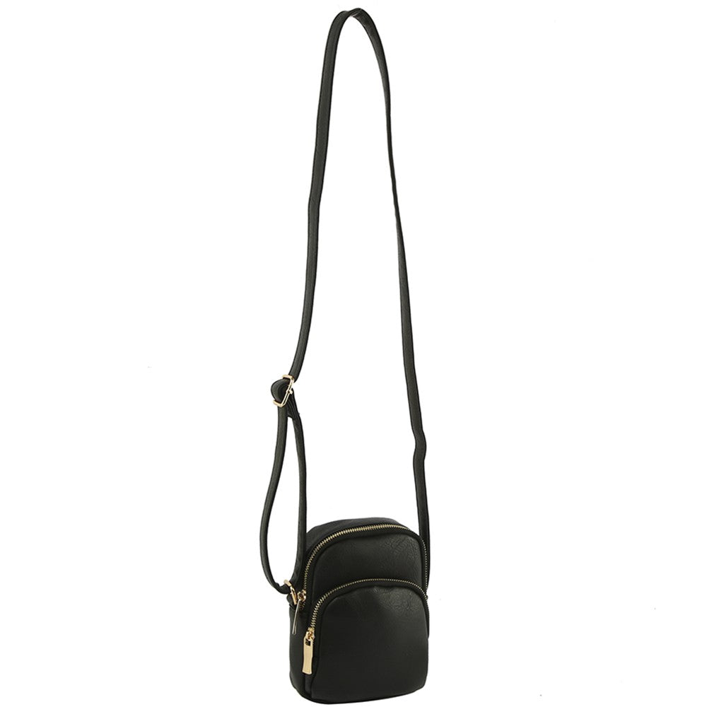 Chic Zipper Crossbody Bag