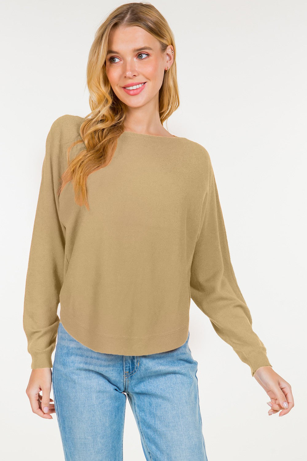 The Adele Sweater in Walnut – ALLUV PLACE