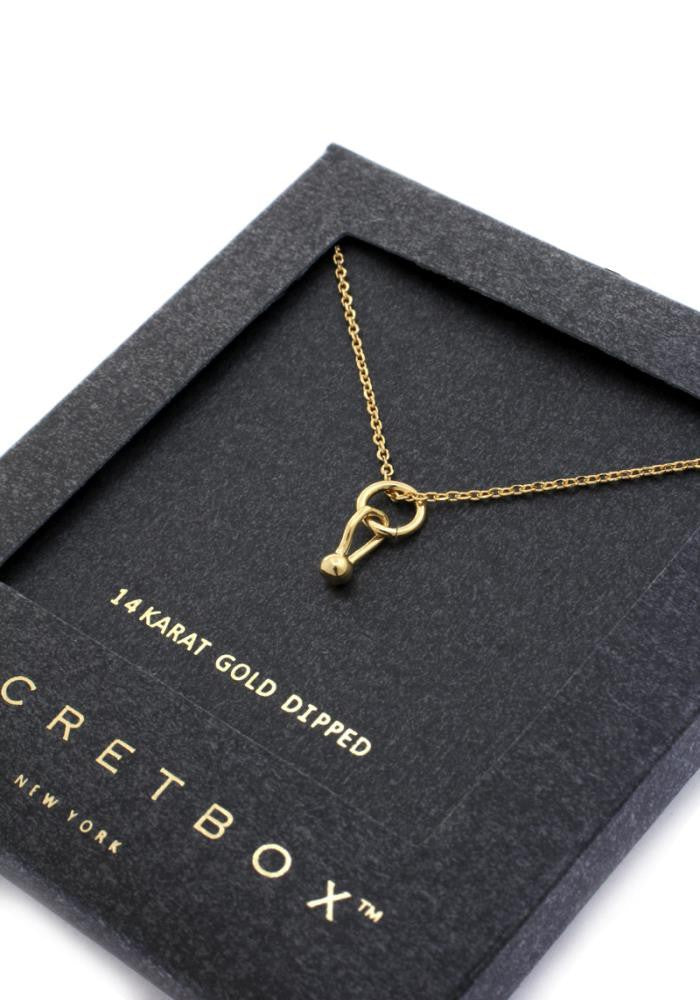 Dainty Ring Charm Necklace