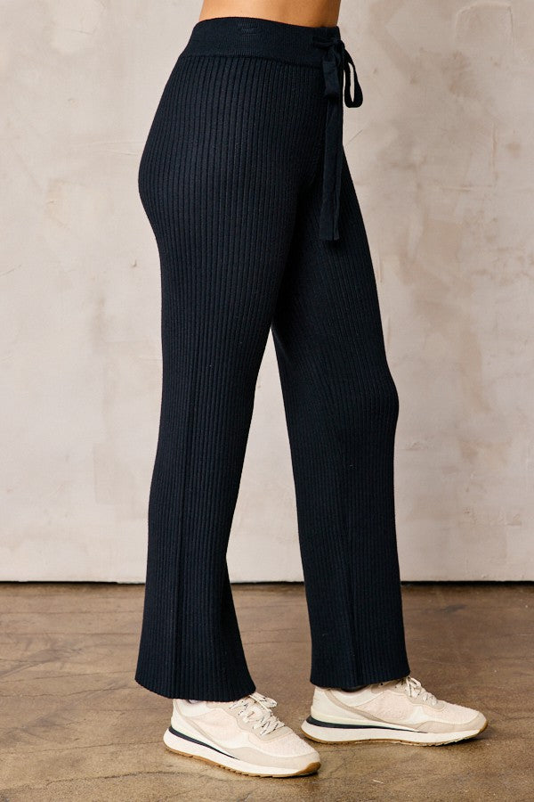 The Valerie Drawstring Pants in Black