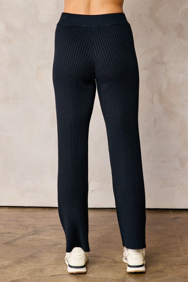 The Valerie Drawstring Pants in Black