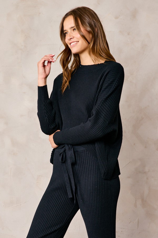 The Valerie Sweater in Black