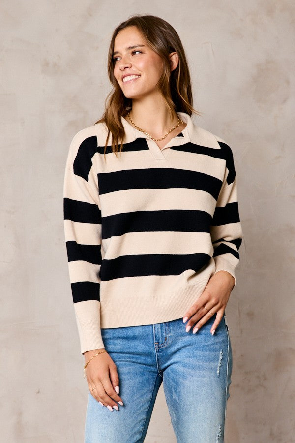 Collins Striped Sweater