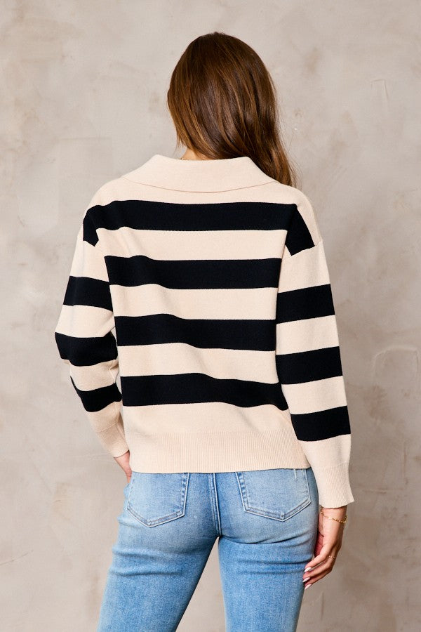 Collins Striped Sweater