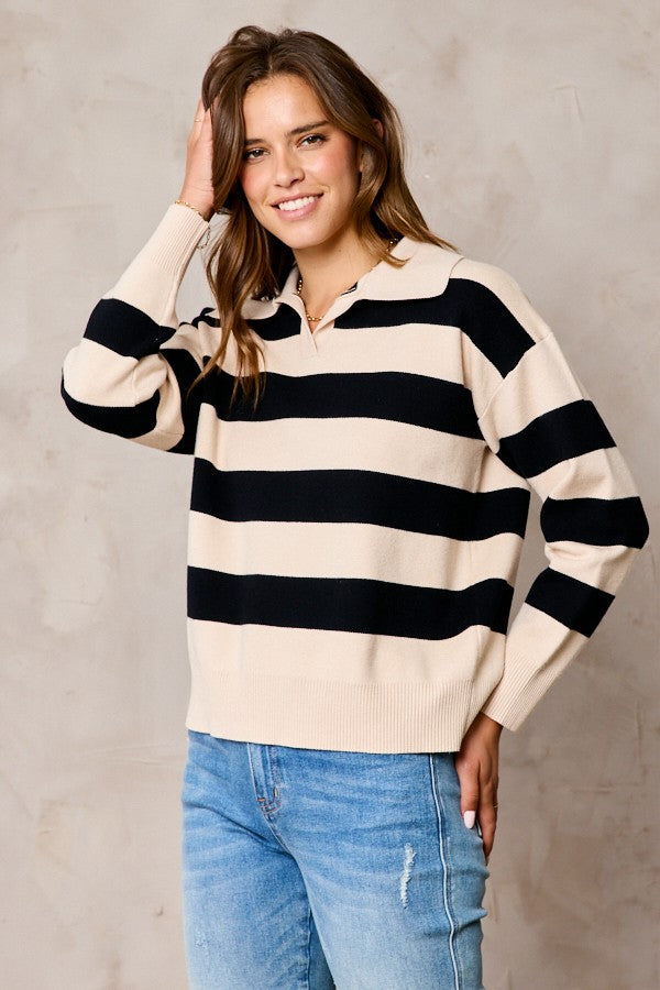 Collins Striped Sweater