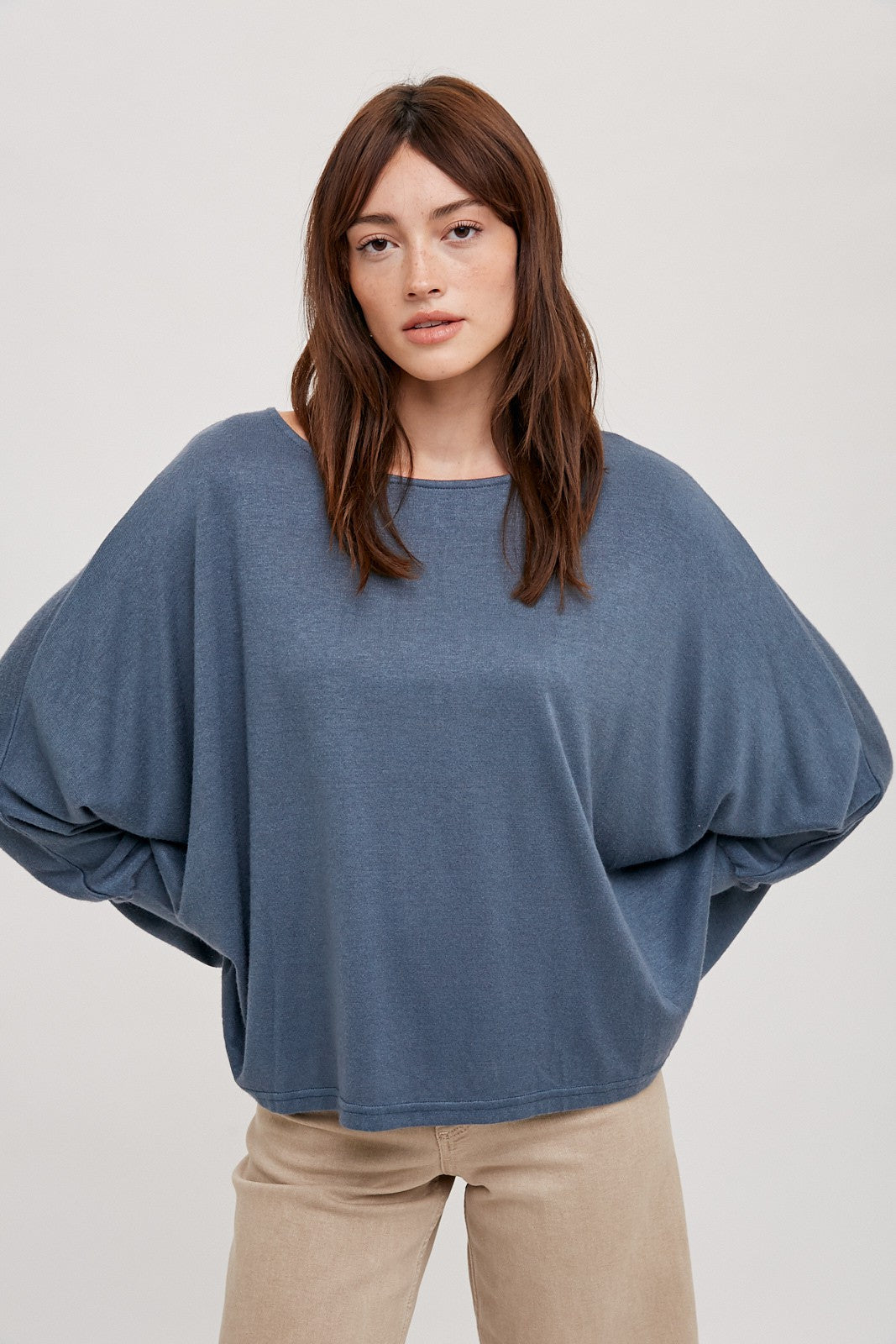 Oversized Dolman Lightweight Sweater
