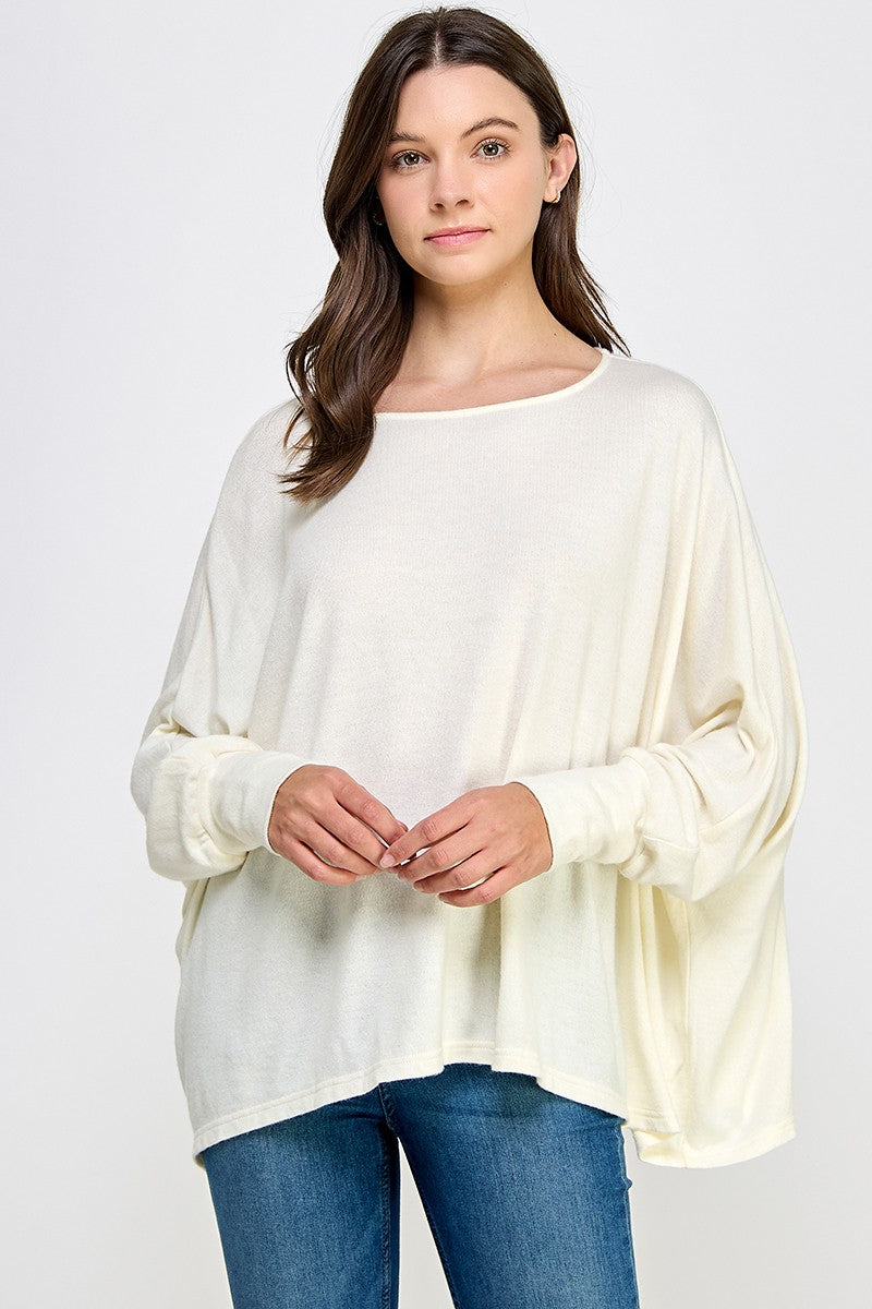Oversized Dolman Lightweight Sweater