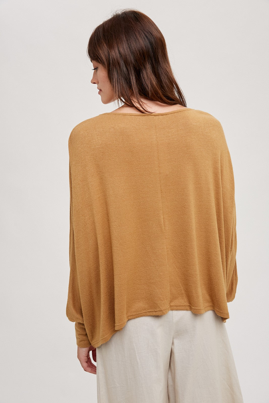 Oversized Dolman Lightweight Sweater