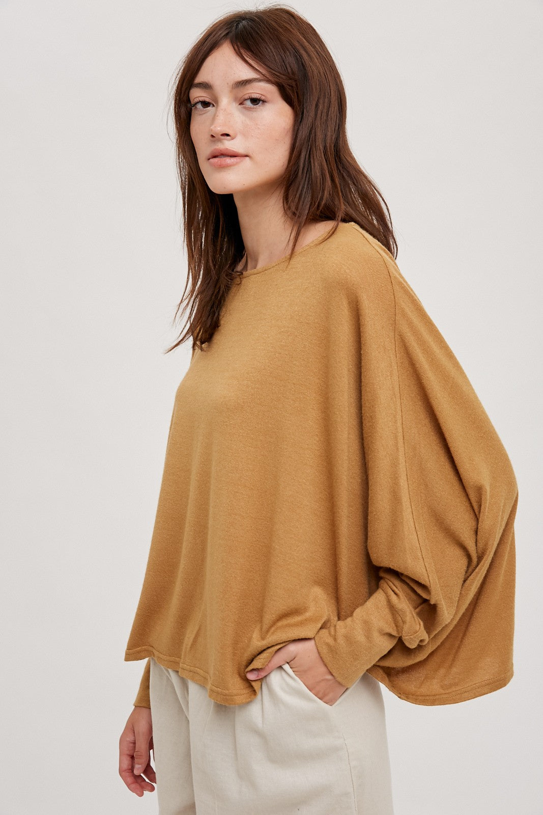 Oversized Dolman Lightweight Sweater