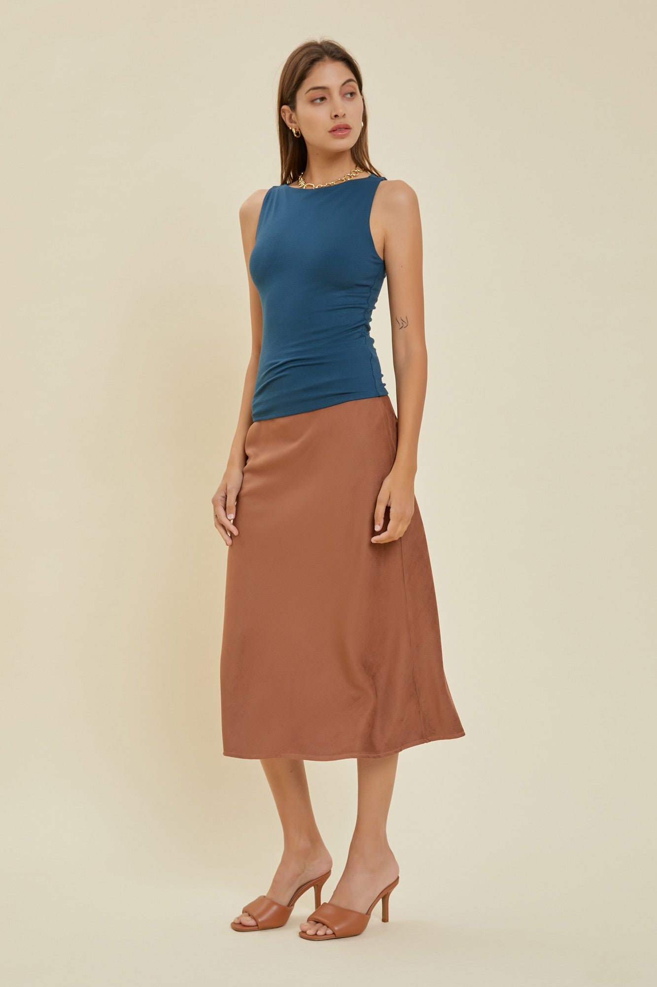 Nicky Tank Top in Teal