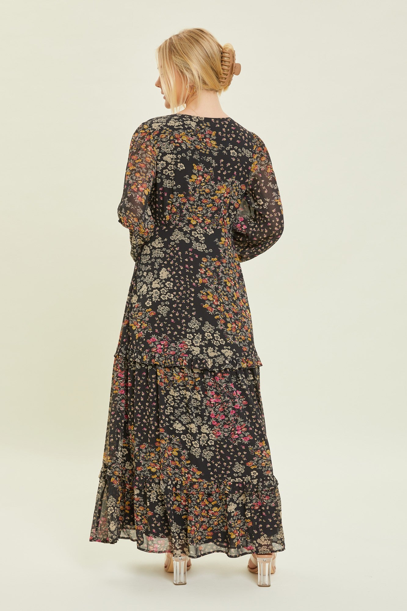 The Fleur Ruffled Maxi