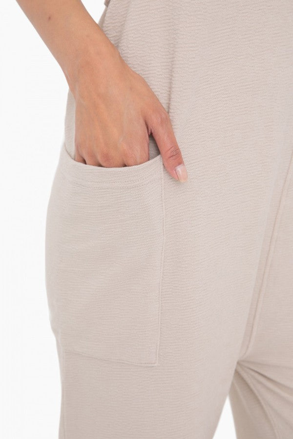 Mineral Washed Lounge Jumpsuit