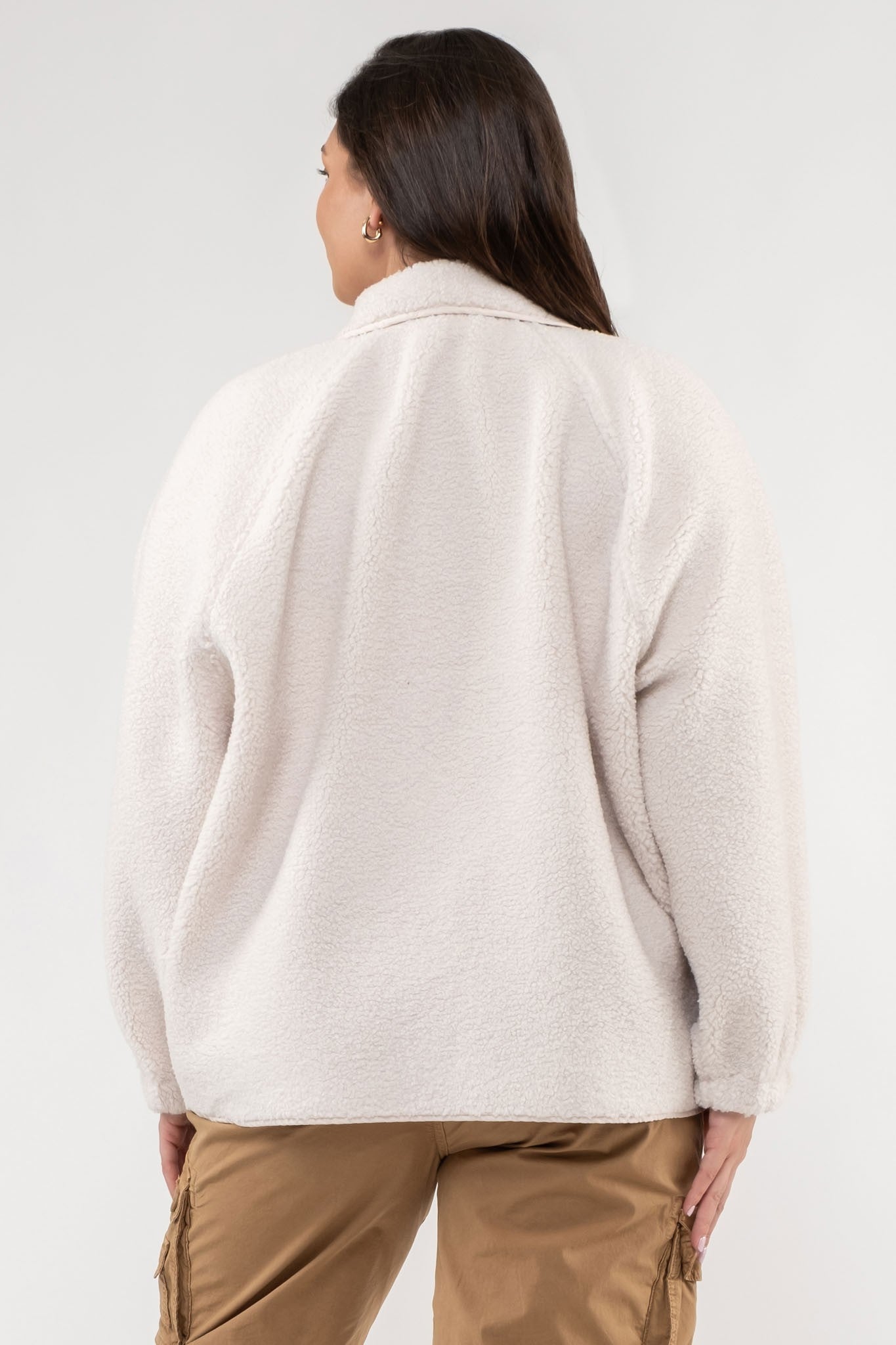 Curvy Fleece Jacket