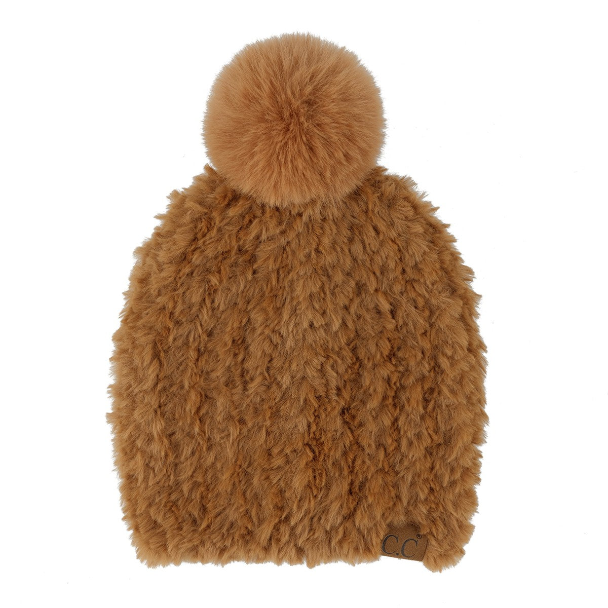 CC Faux Fur Pom Beanie