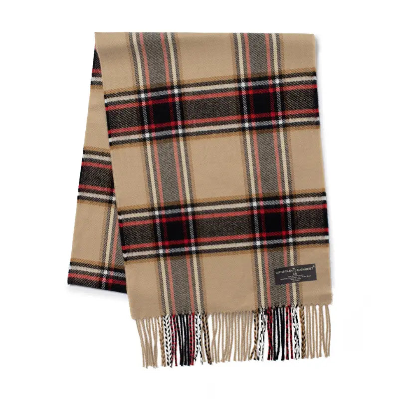 Super Soft Plaid Scarf