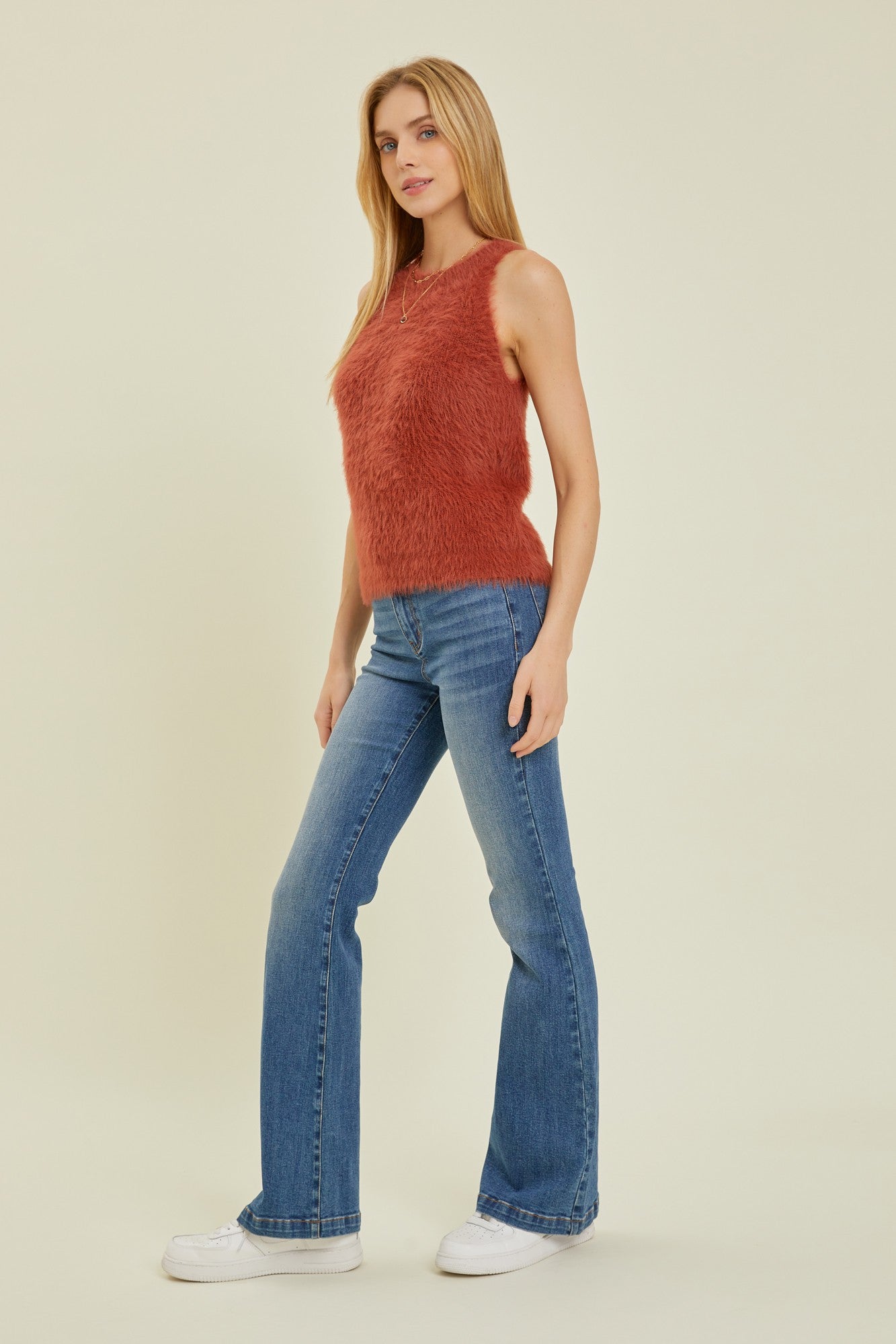 Fuzz Sweater Tank