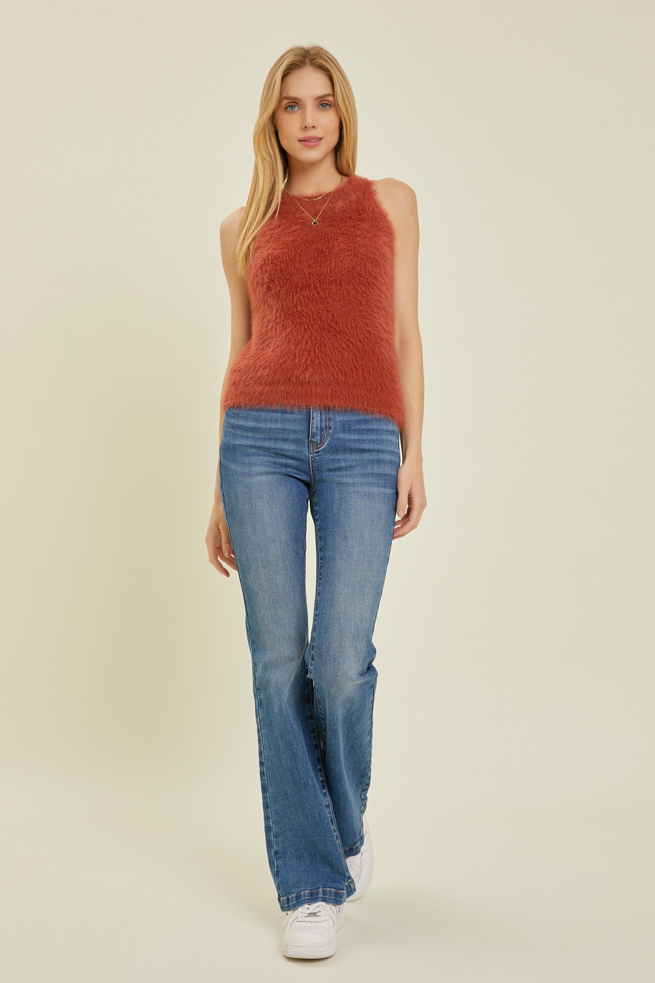 Fuzz Sweater Tank