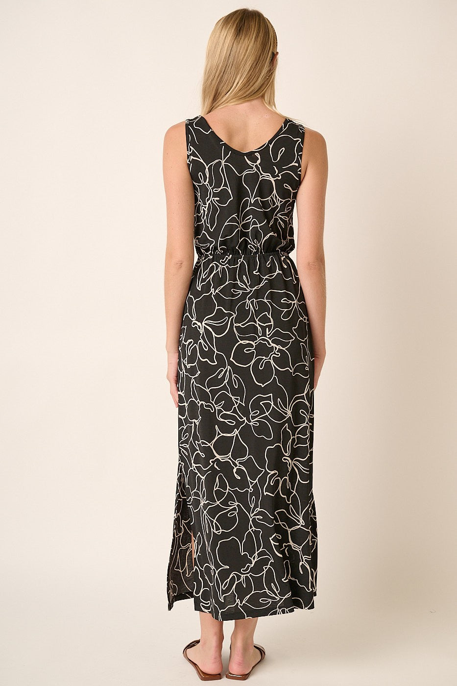 Sleeveless Floral Maxi Dress