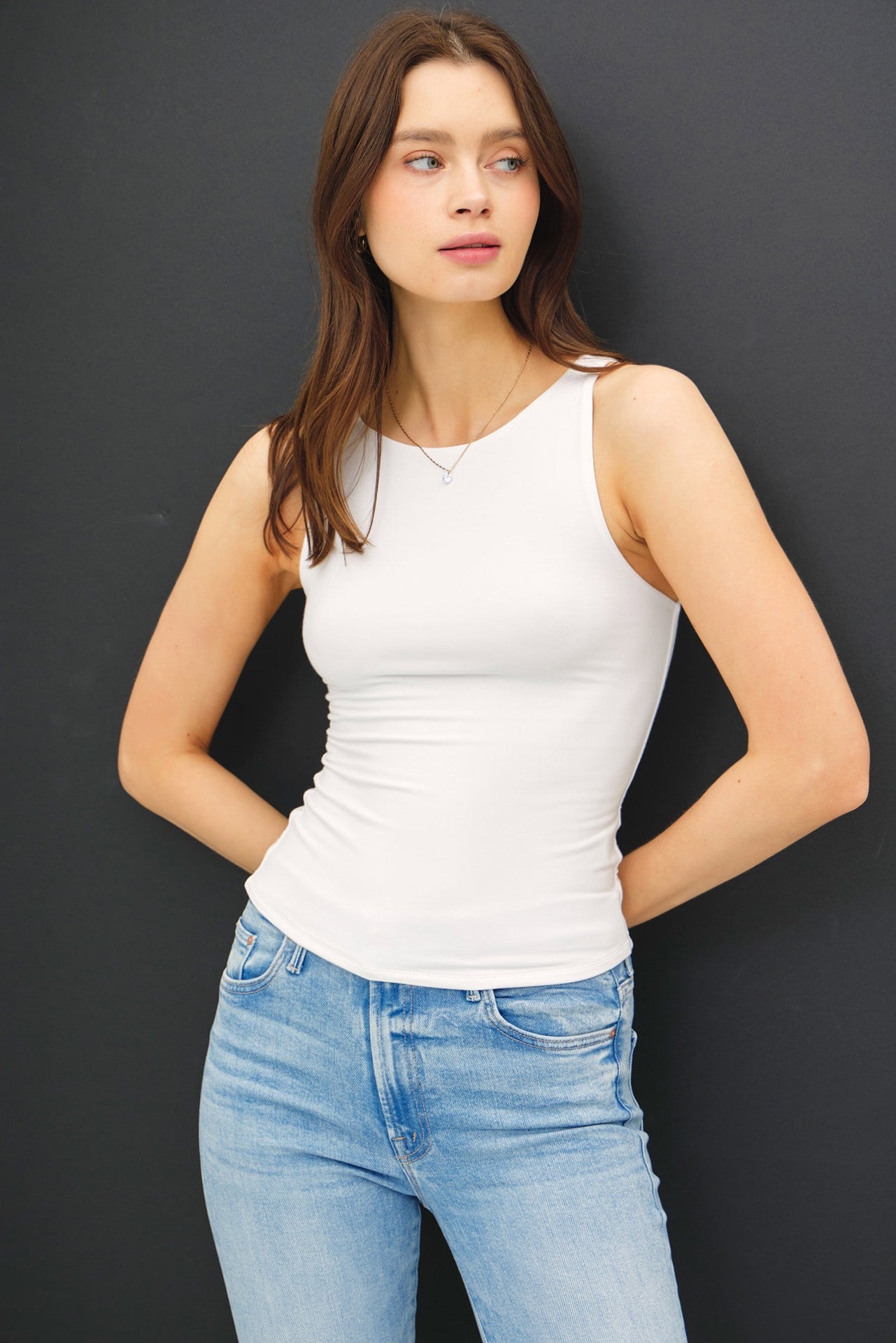 Boat Neck Tank Top