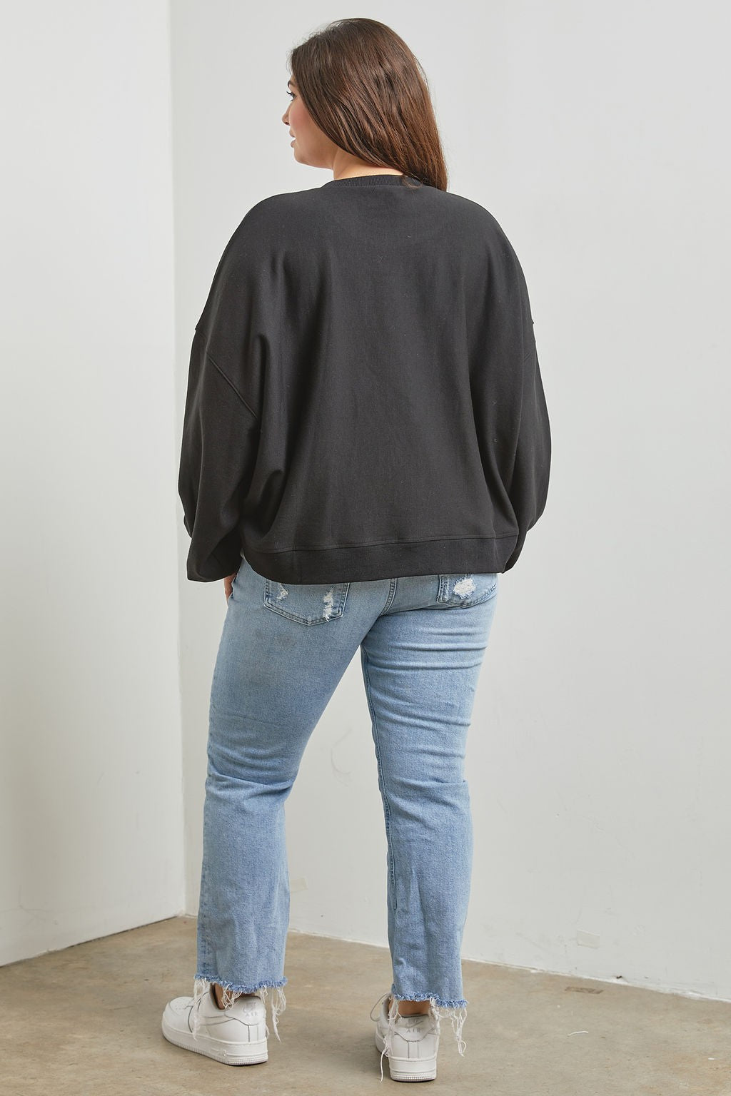 Curvy Jolly Crewneck Top