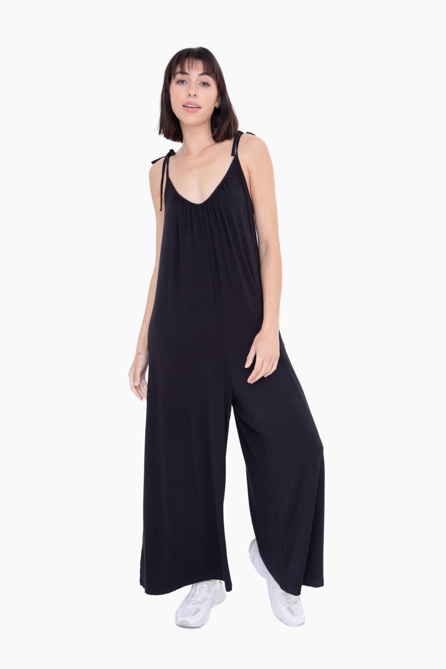 Adjustable Strap Oversized Jumpsuit