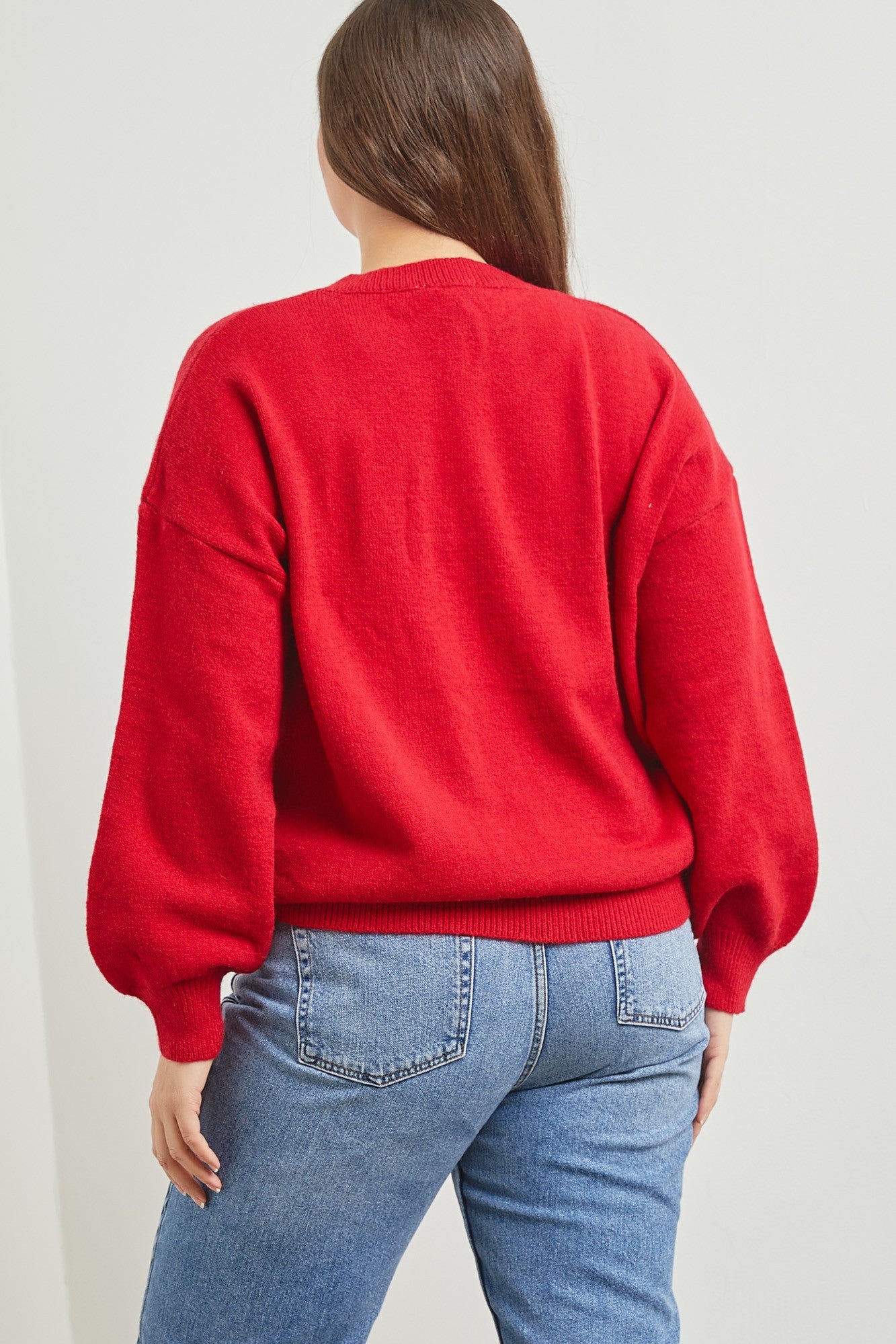 Curvy Merry Sweater