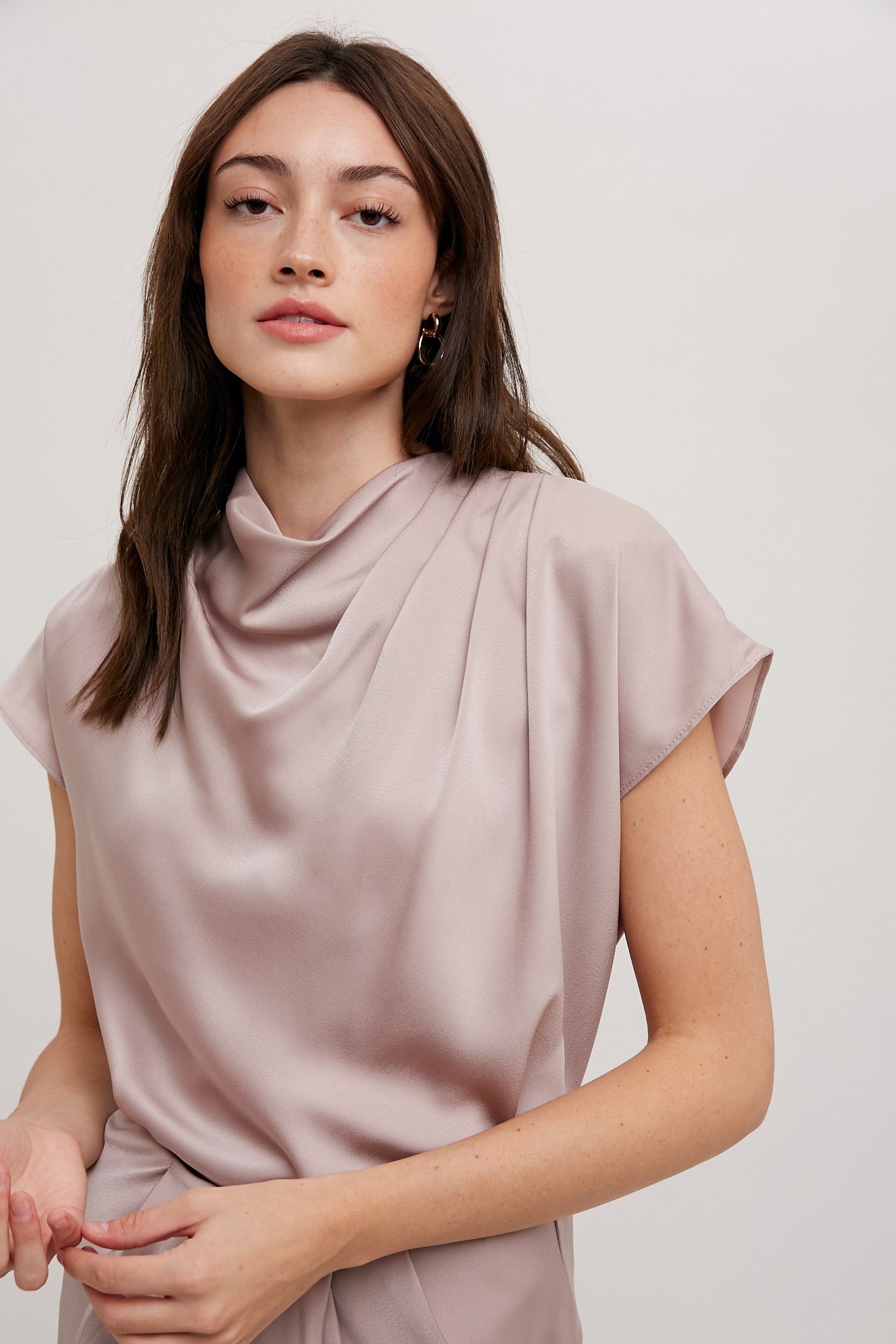 The Sofia Satin Top