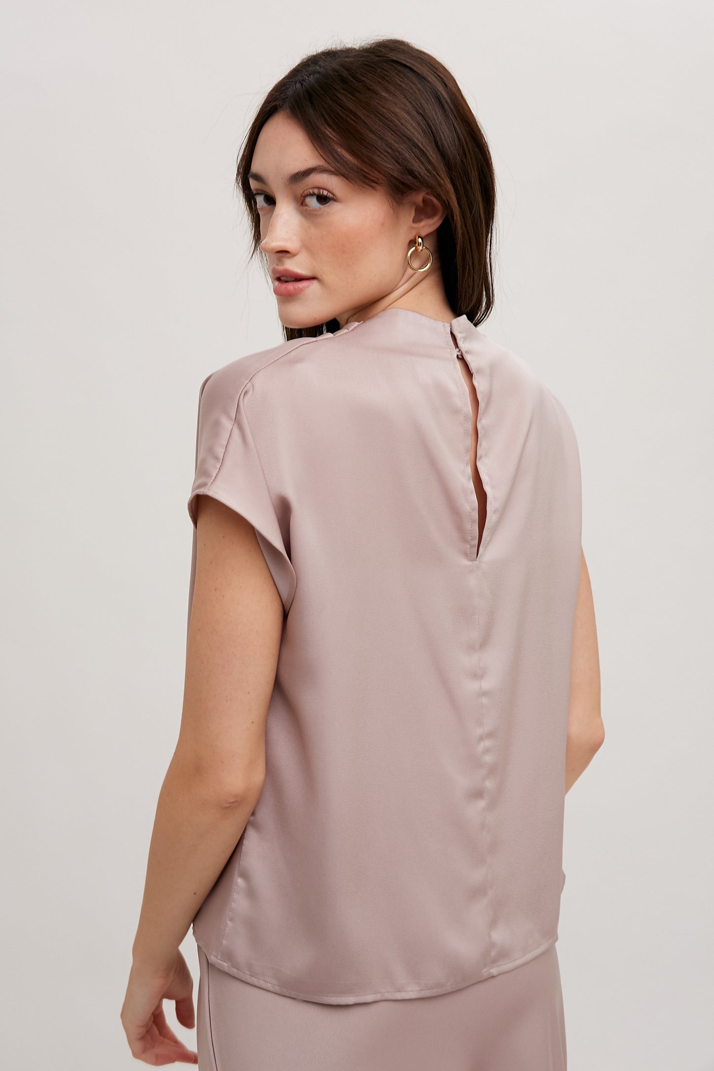 The Sofia Satin Top