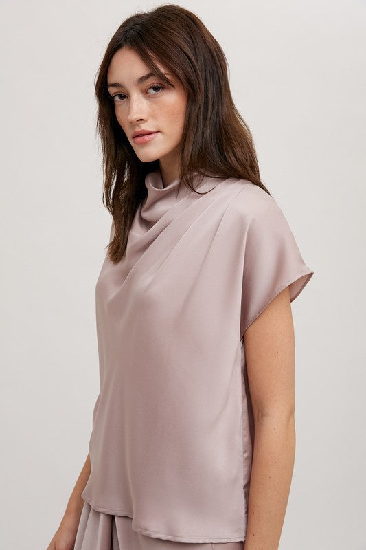 The Sofia Satin Top
