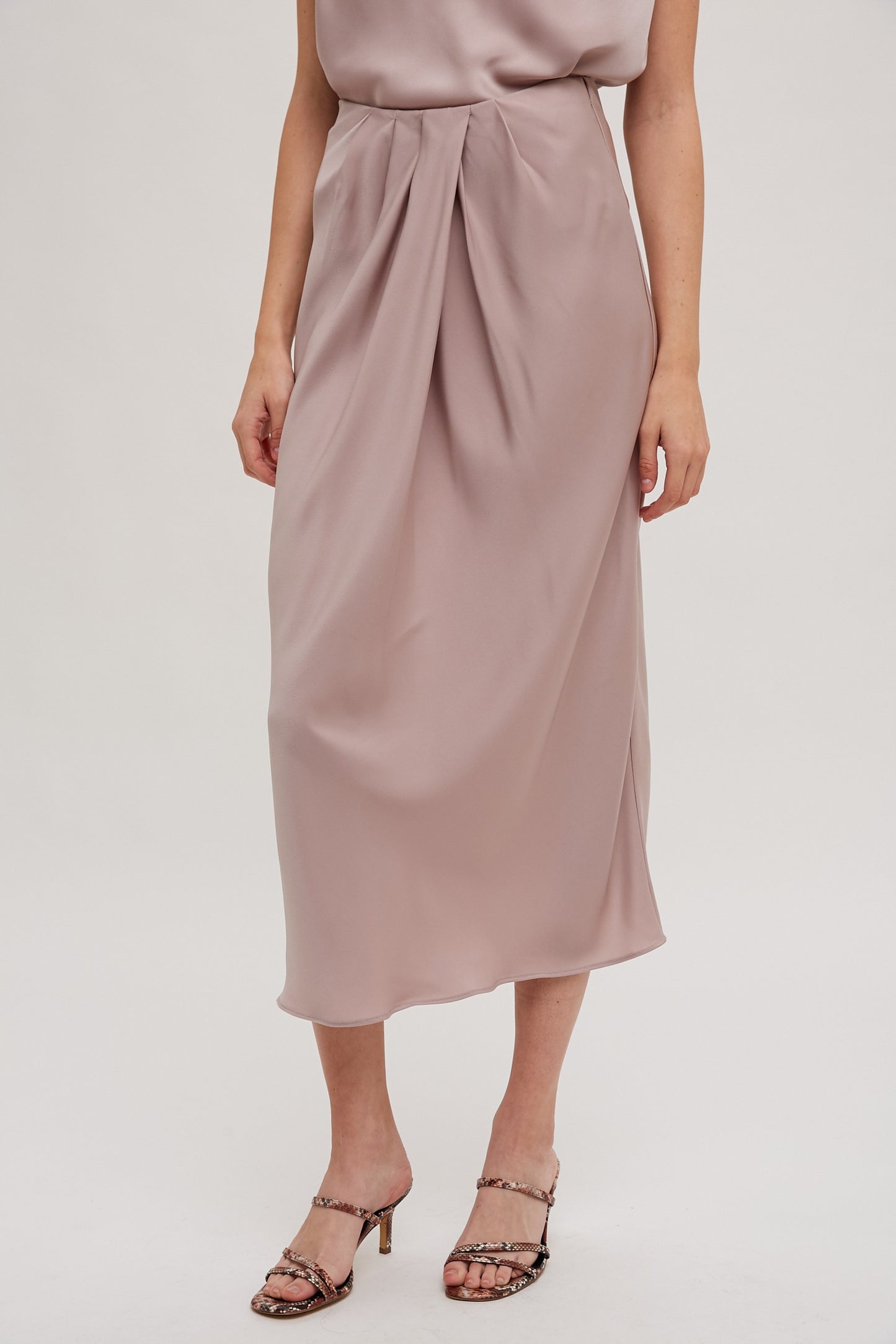 The Sofia Satin Skirt