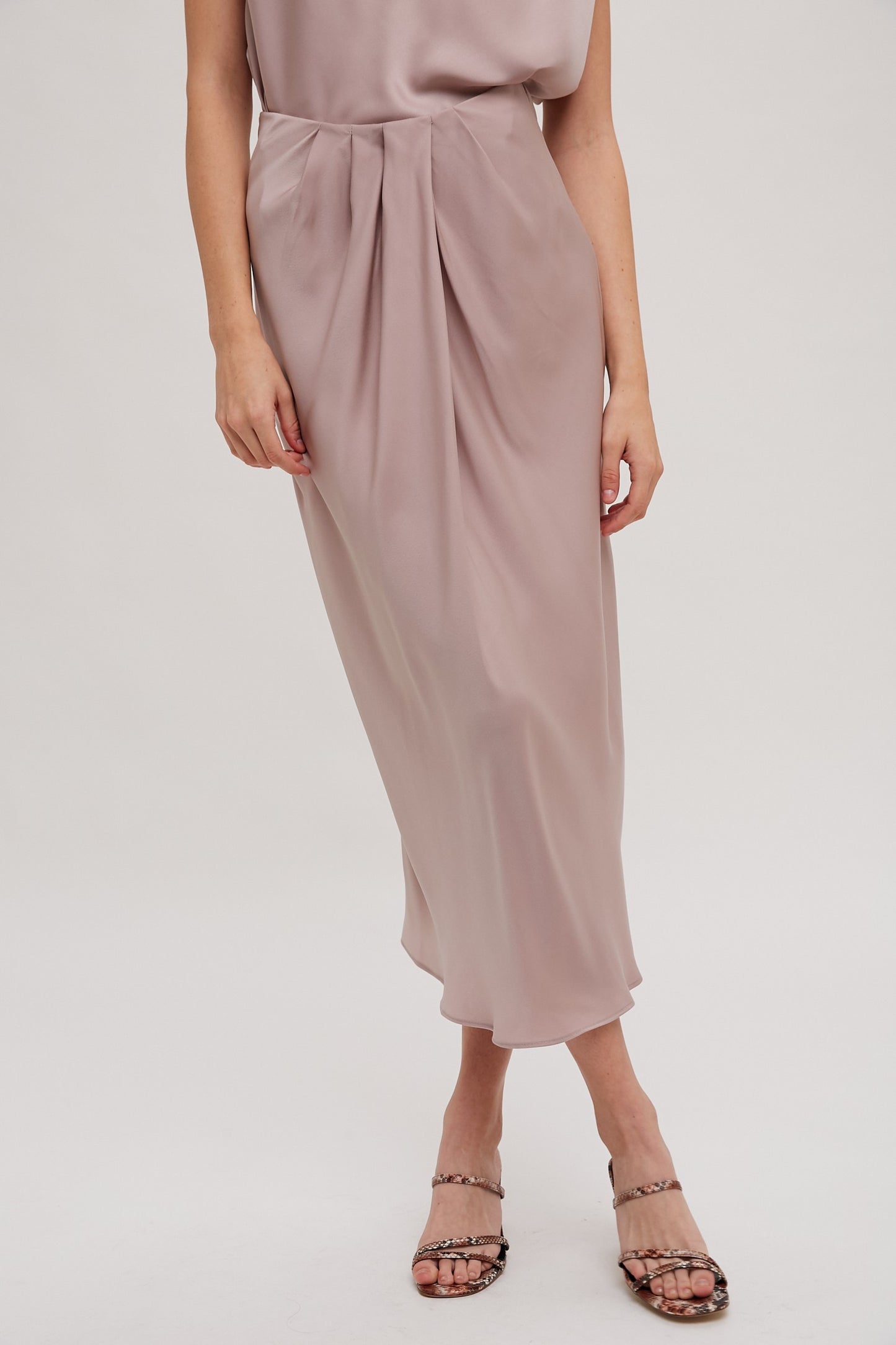 The Sofia Satin Skirt