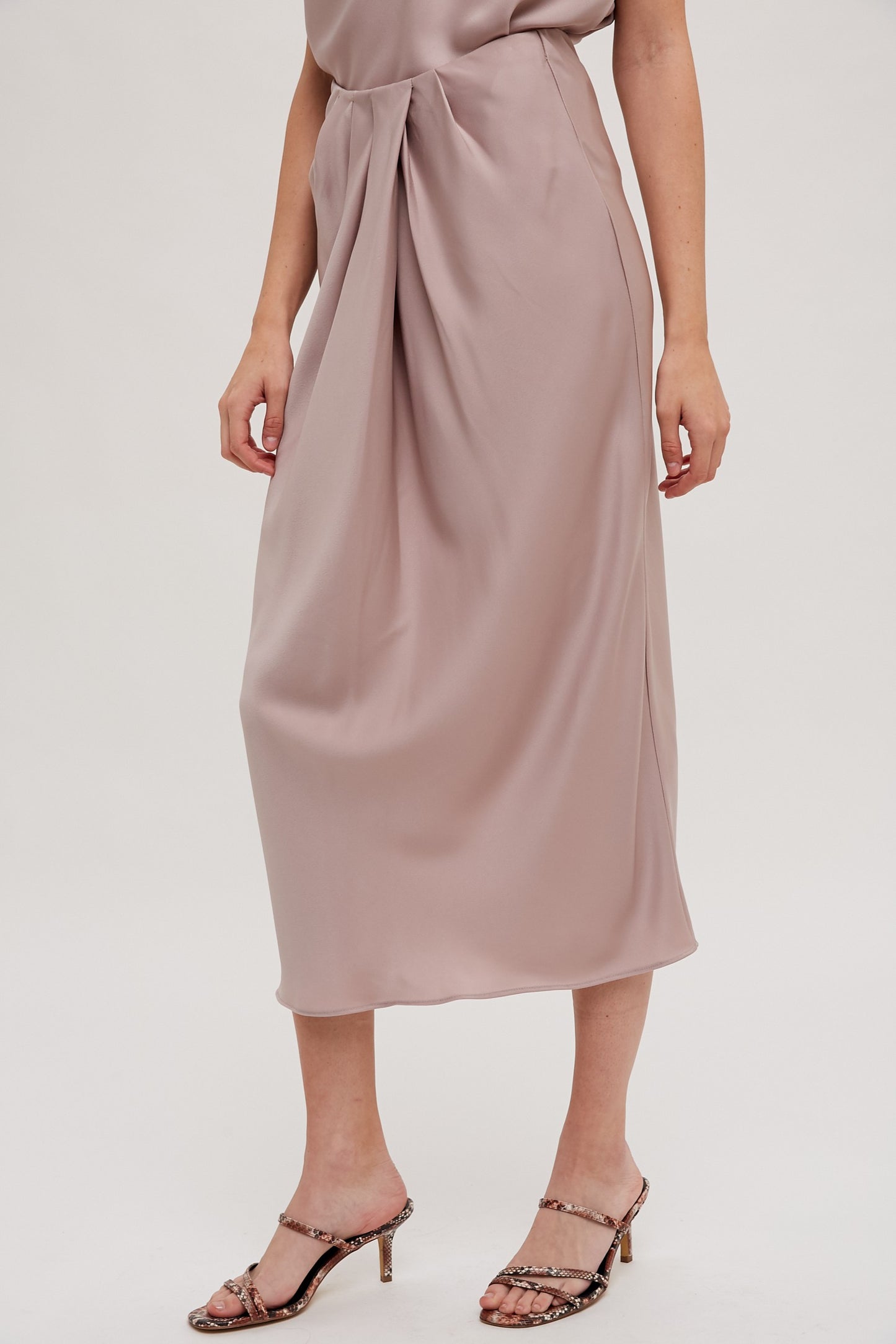The Sofia Satin Skirt