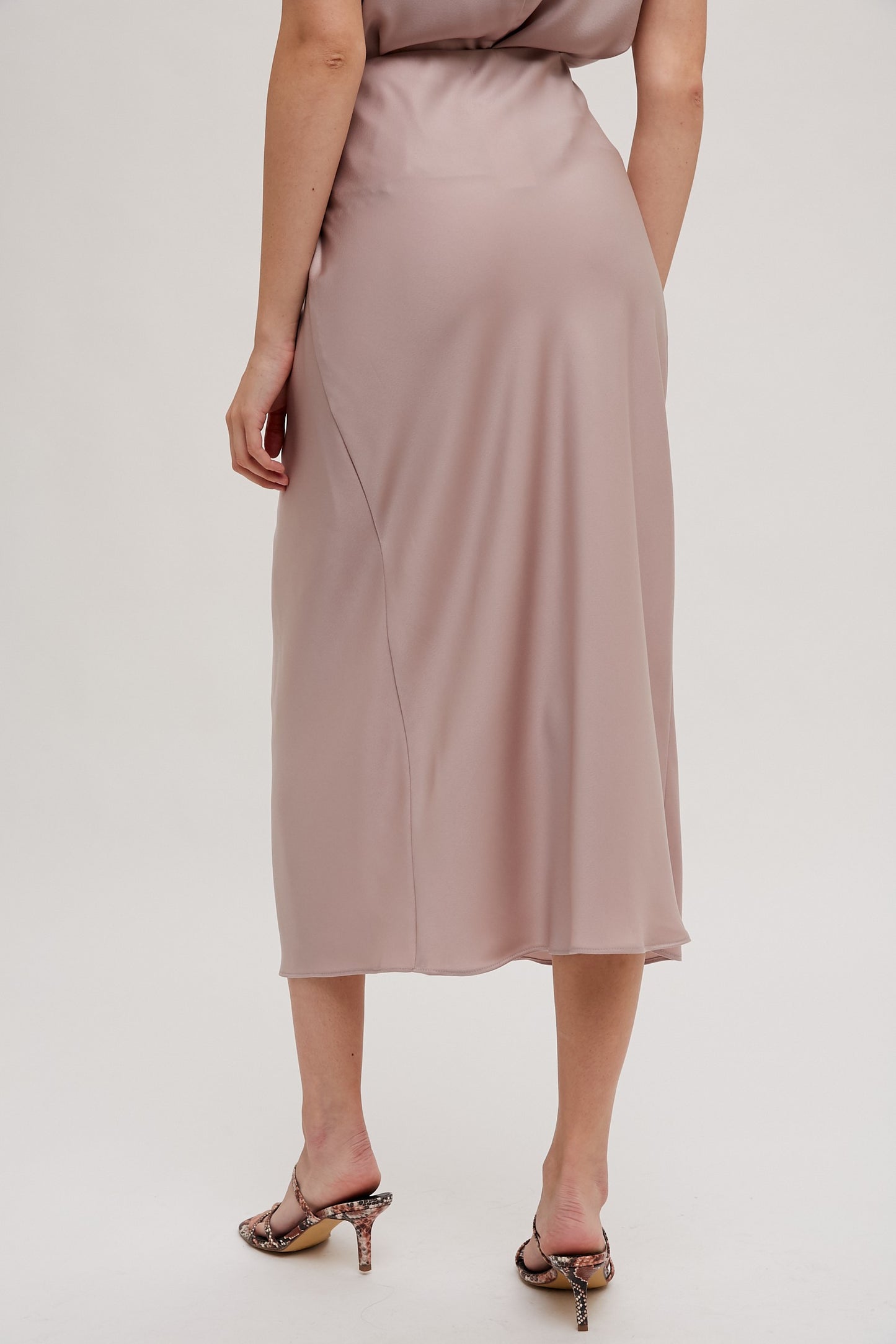 The Sofia Satin Skirt