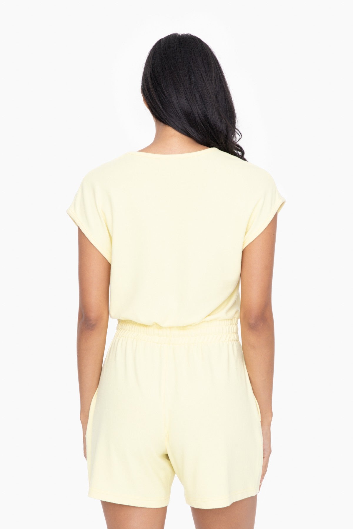 Brushed Hacci Romper