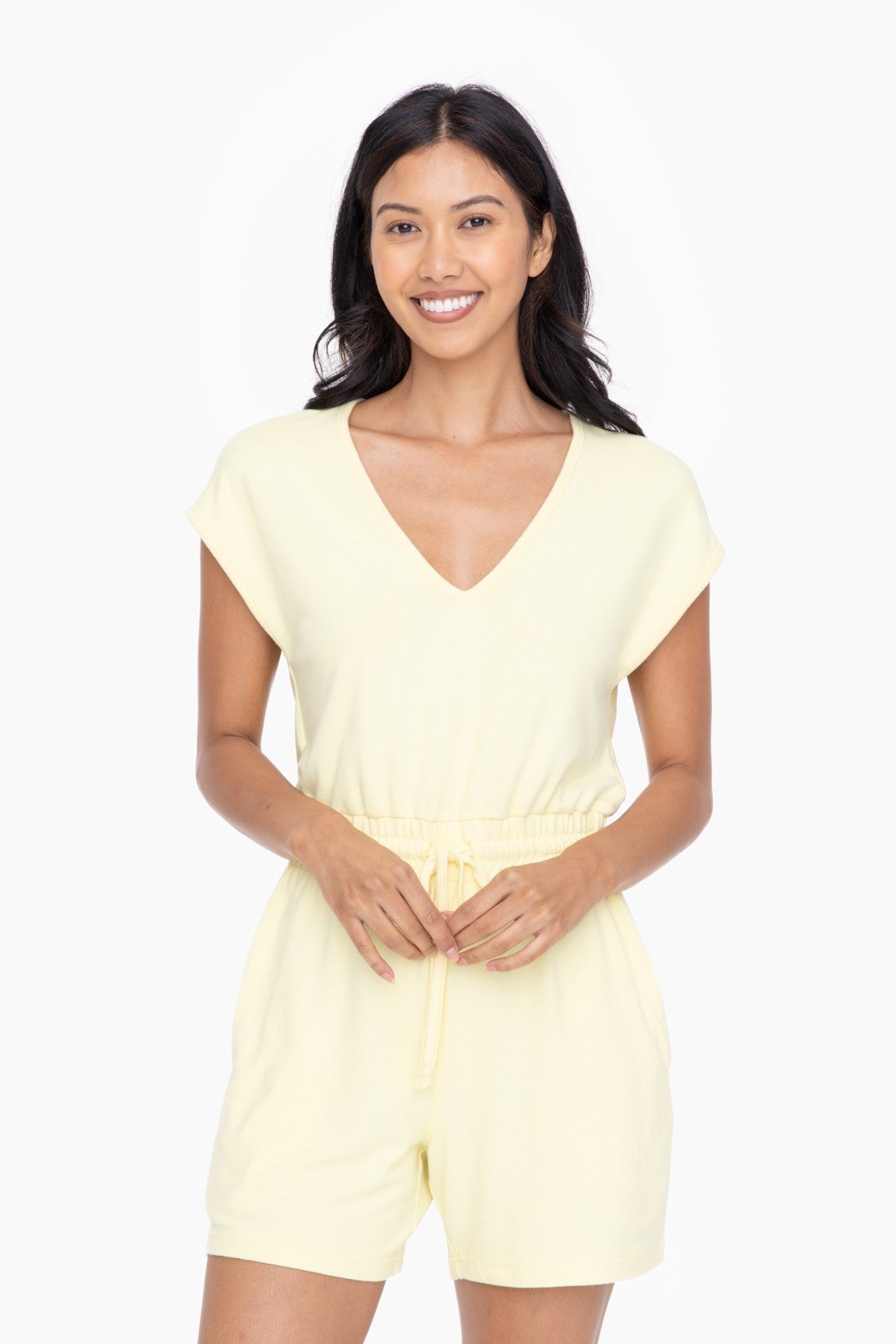 Brushed Hacci Romper