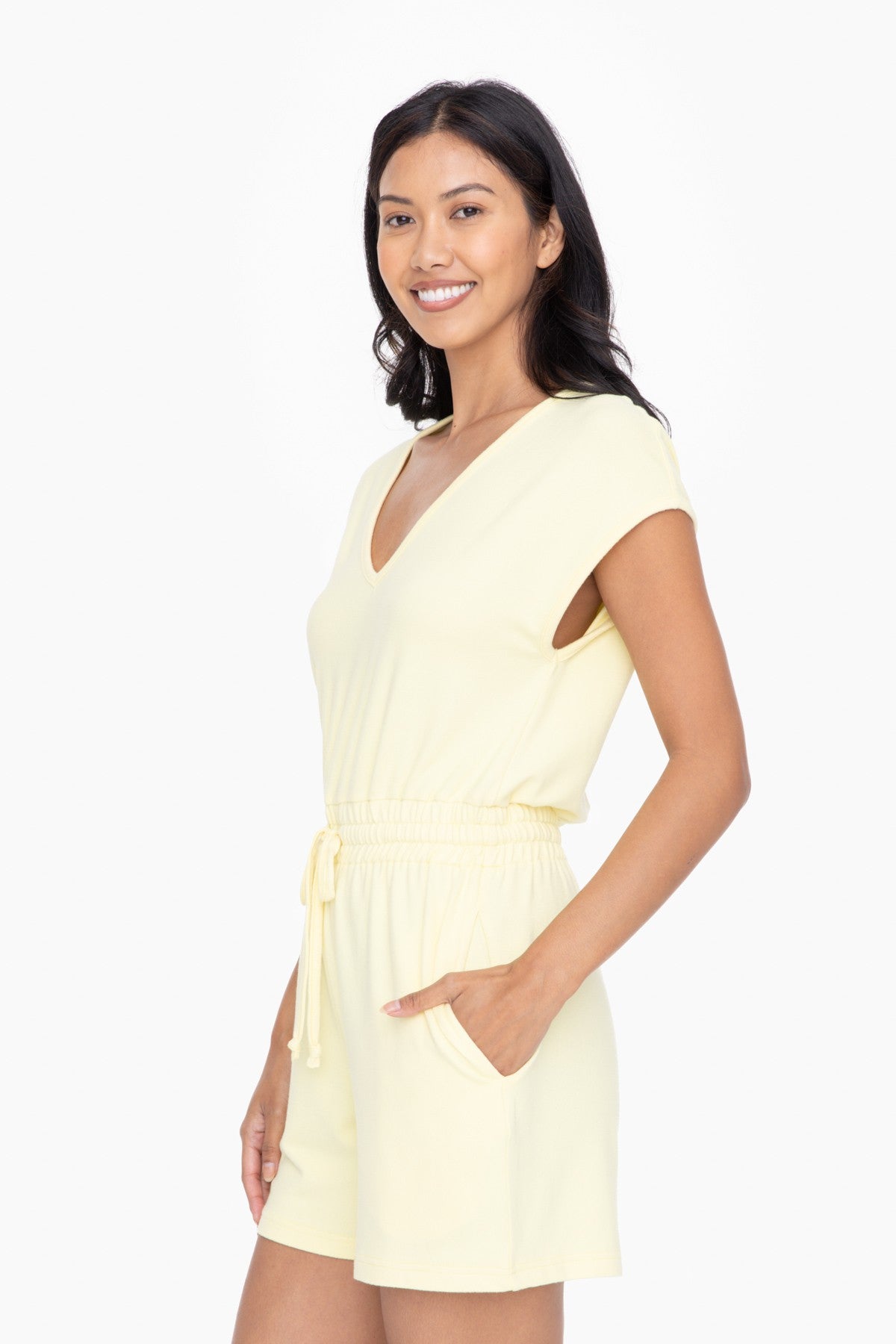 Brushed Hacci Romper