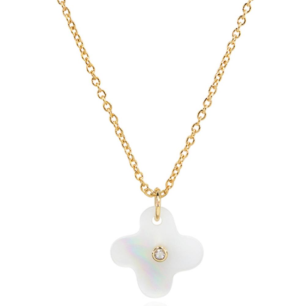 Quarterfoil Charm Necklace